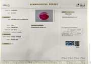 6.39/CT Natural Ruby Stone with Govt. Lab Certificate-16140S206357